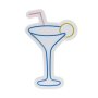 WALLXPERT Dekorativna plastična LED rasveta Cocktail Glass Multicolor - slika 3
