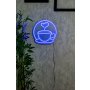 WALLXPERT Dekorativna plastična LED rasveta Coffee Cup Blue - slika 3