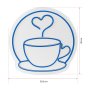 WALLXPERT Dekorativna plastična LED rasveta Coffee Cup Blue - slika 4
