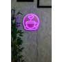 WALLXPERT Dekorativna plastična LED rasveta Coffee Cup Pink - slika 3