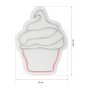 WALLXPERT Dekorativna plastična LED rasveta Cupcake Multicolor - slika 4