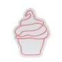 WALLXPERT Dekorativna plastična LED rasveta Cupcake Pink - slika 1