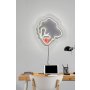 WALLXPERT Dekorativna plastična LED rasveta Einstein Multicolor - slika 3
