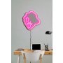 WALLXPERT Dekorativna plastična LED rasveta Einstein Pink - slika 3