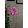 WALLXPERT Dekorativna plastična LED rasveta Einstein Pink - slika 1