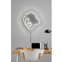 WALLXPERT Dekorativna plastična LED rasveta Einstein White - slika 3