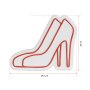 WALLXPERT Dekorativna plastična LED rasveta High Heel Shoes Red - slika 2