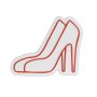 WALLXPERT Dekorativna plastična LED rasveta High Heel Shoes Red - slika 4