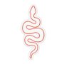 WALLXPERT Dekorativna plastična LED rasveta Snake Red - slika 2