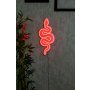 WALLXPERT Dekorativna plastična LED rasveta Snake Red - slika 1