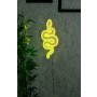 WALLXPERT Dekorativna plastična LED rasveta Snake Yellow - slika 1
