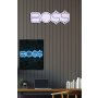 WALLXPERT Dekorativna plastična LED rasveta BOSS Blue - slika 1