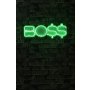 WALLXPERT Dekorativna plastična LED rasveta BOSS Green - slika 1