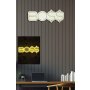 WALLXPERT Dekorativna plastična LED rasveta BOSS Yellow - slika 3