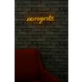 WALLXPERT Dekorativna plastična LED rasveta No Regrets Yellow - slika 1