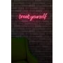WALLXPERT Dekorativna plastična LED rasveta Treat Yourself Pink - slika 2