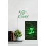 WALLXPERT Dekorativna plastična LED rasveta Now or Never Green - slika 2
