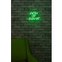 WALLXPERT Dekorativna plastična LED rasveta Now or Never Green - slika 1