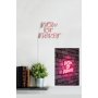 WALLXPERT Dekorativna plastična LED rasveta Now or Never Pink - slika 2