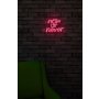 WALLXPERT Dekorativna plastična LED rasveta Now or Never Pink - slika 1