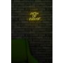 WALLXPERT Dekorativna plastična LED rasveta Now or Never Yellow - slika 1