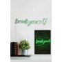 WALLXPERT Dekorativna plastična LED rasveta Treat Yourself Green - slika 2