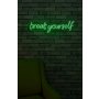 WALLXPERT Dekorativna plastična LED rasveta Treat Yourself Green - slika 1