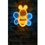 WALLXPERT Dekorativna plastična LED rasveta Maya The Bee Blue Yellow - slika 1