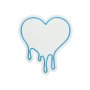 WALLXPERT Dekorativna plastična LED rasveta Melting Heart Blue - slika 2