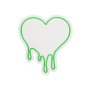 WALLXPERT Dekorativna plastična LED rasveta Melting Heart Green - slika 2