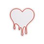 WALLXPERT Dekorativna plastična LED rasveta Melting Heart Red - slika 2