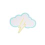 WALLXPERT Dekorativna plastična LED rasveta Thunder Storm Blue Yellow - slika 3