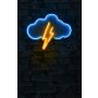 WALLXPERT Dekorativna plastična LED rasveta Thunder Storm Blue Yellow - slika 1
