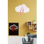 WALLXPERT Dekorativna plastična LED rasveta Thunder Storm White Red - slika 2