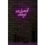 WALLXPERT Dekorativna plastična LED rasveta No Bad Days Pink - slika 1