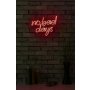WALLXPERT Dekorativna plastična LED rasveta No Bad Days Red - slika 1