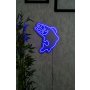 WALLXPERT Dekorativna plastična LED rasveta Fish Blue - slika 1