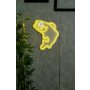 WALLXPERT Dekorativna plastična LED rasveta Fish Multicolor - slika 1