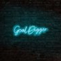 WALLXPERT Dekorativna plastična LED rasveta Goal Digger Blue - slika 3