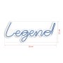 WALLXPERT Dekorativna plastična LED rasveta Legend Blue - slika 2