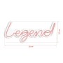 WALLXPERT Dekorativna plastična LED rasveta Legend Pink - slika 3