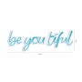 WALLXPERT Dekorativna plastična LED rasveta Be you tiful Blue - slika 3