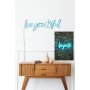 WALLXPERT Dekorativna plastična LED rasveta Be you tiful Blue - slika 4