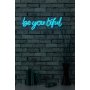 WALLXPERT Dekorativna plastična LED rasveta Be you tiful Blue - slika 1