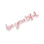 WALLXPERT Dekorativna plastična LED rasveta Be you tiful Pink - slika 2