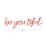 WALLXPERT Dekorativna plastična LED rasveta Be you tiful Red - slika 3
