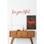 WALLXPERT Dekorativna plastična LED rasveta Be you tiful Red - slika 4