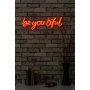 WALLXPERT Dekorativna plastična LED rasveta Be you tiful Red - slika 1