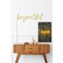 WALLXPERT Dekorativna plastična LED rasveta Be you tiful Yellow - slika 2