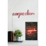 WALLXPERT Dekorativna plastična LED rasveta Carpe Diem Red - slika 3